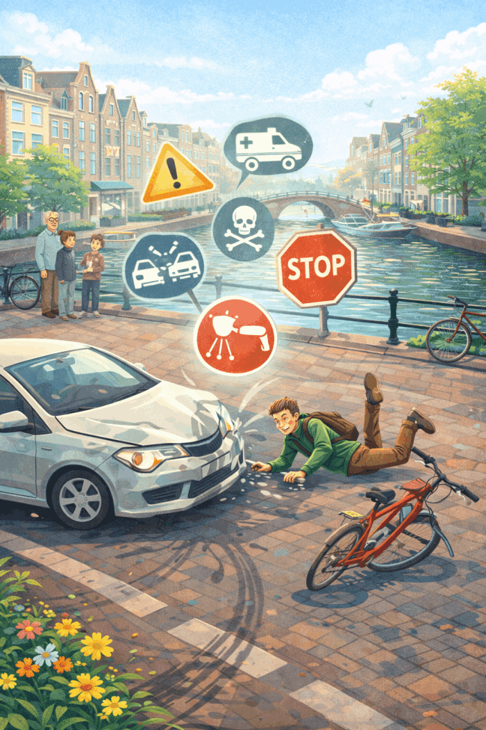 Verkeersveiligheid als argument voor autoluw in Delft